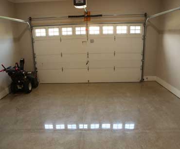 Two Car Garage - Polished Concrete